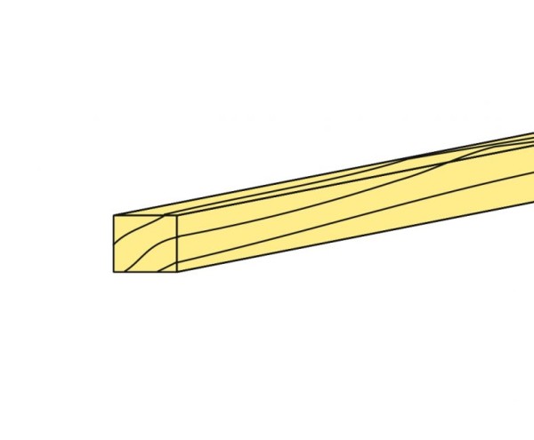 Kieferleiste 3x3x1000mm